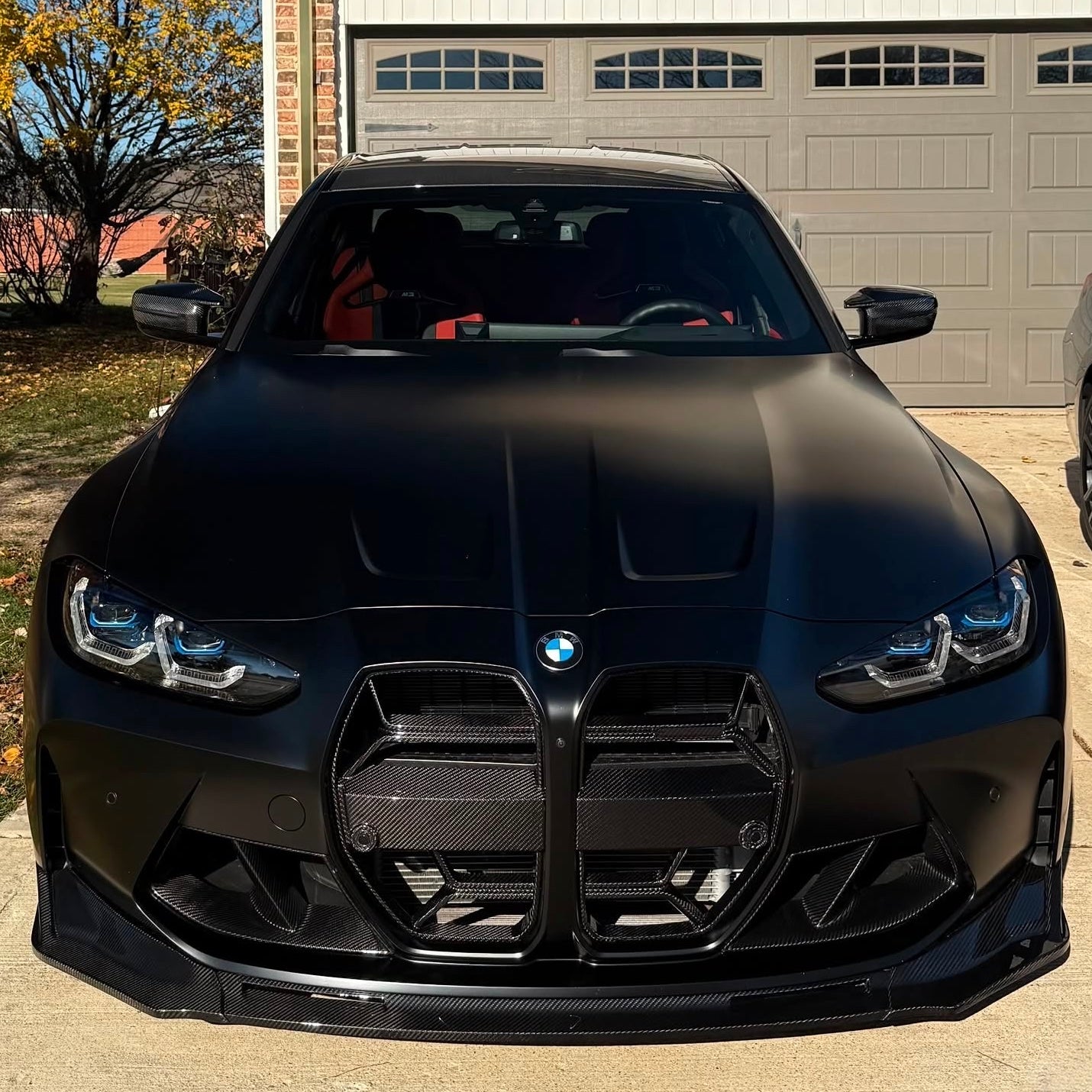 BMW M3 G80 M4 G82 Dry Carbon CSL Style Grille
