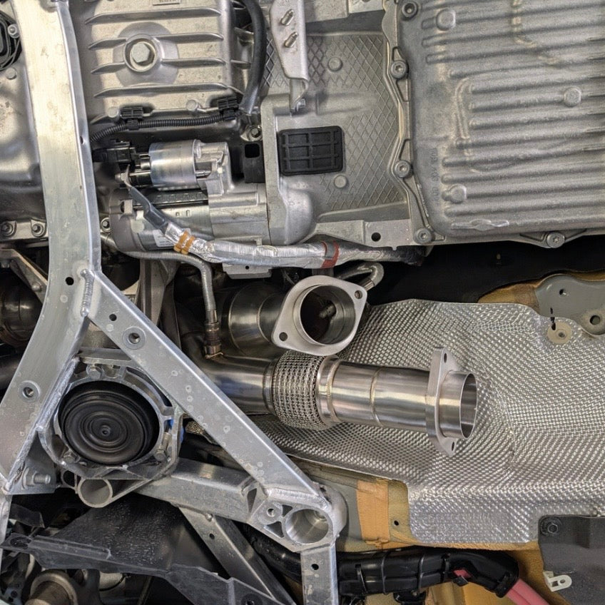 MAD BMW S58 Catted 300 CEL Downpipes M2 M3 M4 G87 G80 G82 G83 W/ No CEL Guarantee & Flex Section