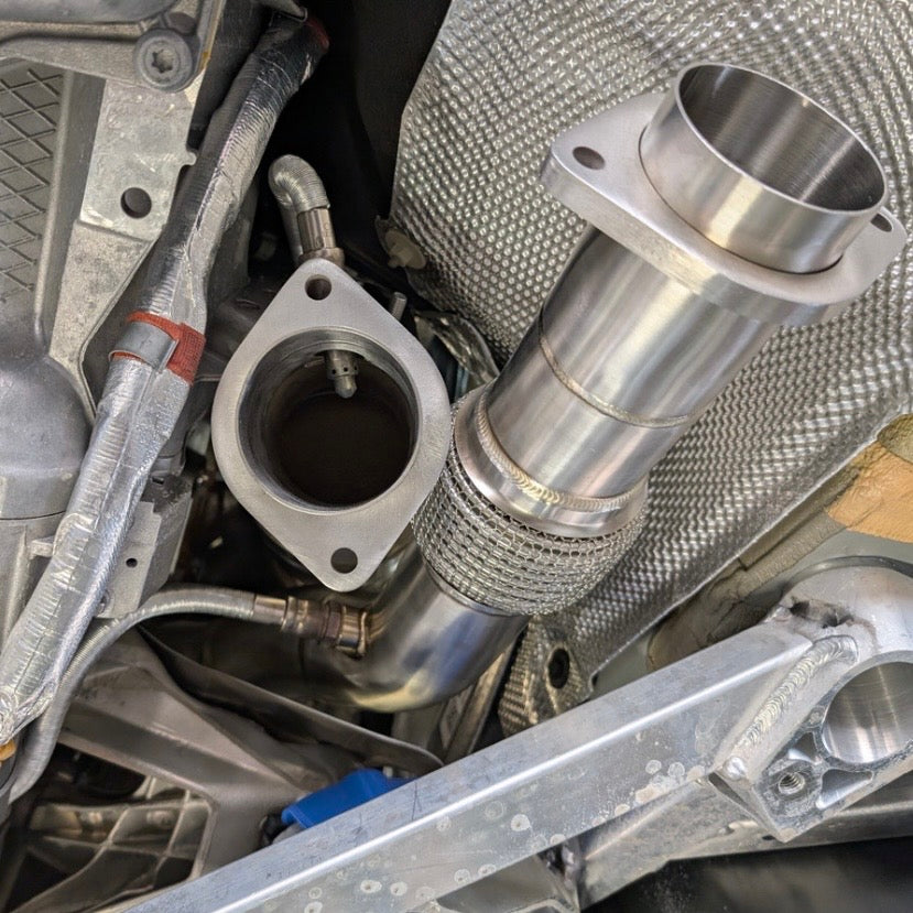 MAD BMW S58 Catted 300 CEL Downpipes M2 M3 M4 G87 G80 G82 G83 W/ No CEL Guarantee & Flex Section