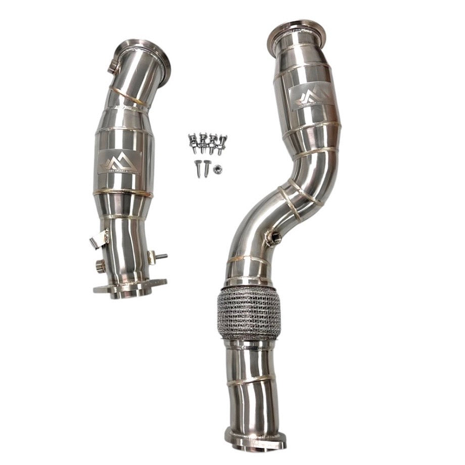 MAD G8X S58 200 Cell Catted Downpipes – BMW M3 / M4 (G80/G82) + M2 (G87)