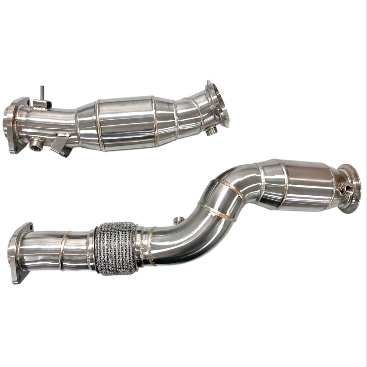 MAD G8X S58 200 Cell Catted Downpipes – BMW M3 / M4 (G80/G82) + M2 (G87)