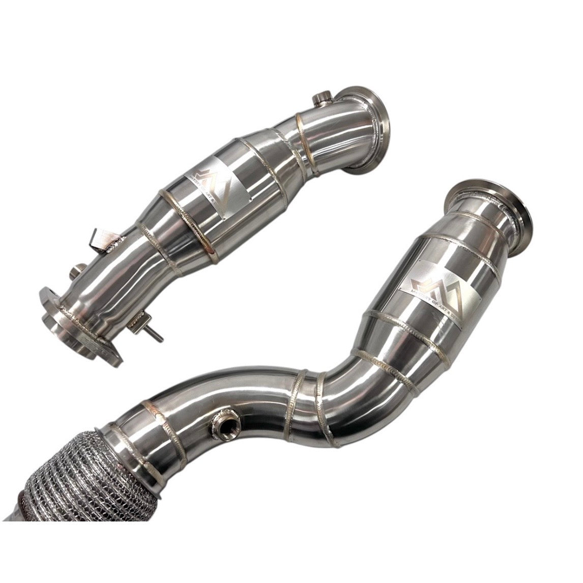 MAD G8X S58 200 Cell Catted Downpipes – BMW M3 / M4 (G80/G82) + M2 (G87)