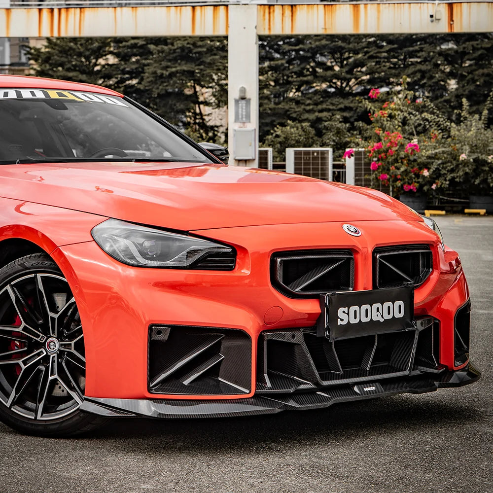 SOOQOO BMW M2 G87 Air Inlets In Prepreg Carbon Fiber (T-337)