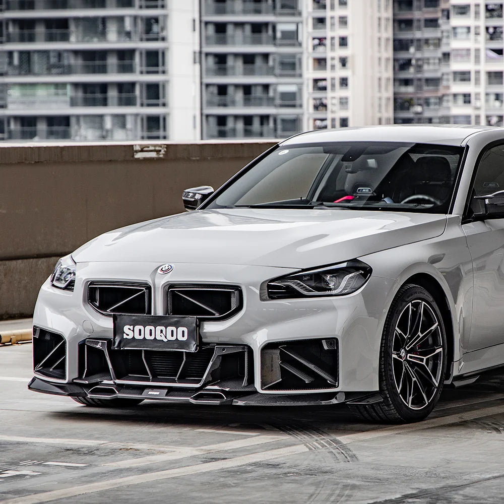 SOOQOO BMW M2 G87 Air Inlets In Prepreg Carbon Fiber (T-337)