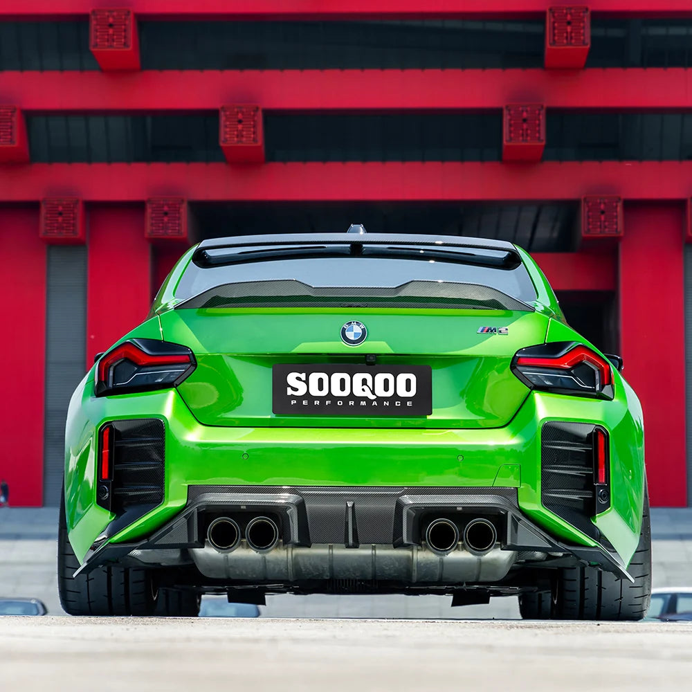 SOOQOO V2 BMW M2 G87 Rear Diffuser In Prepreg Carbon Fiber (T-516B)