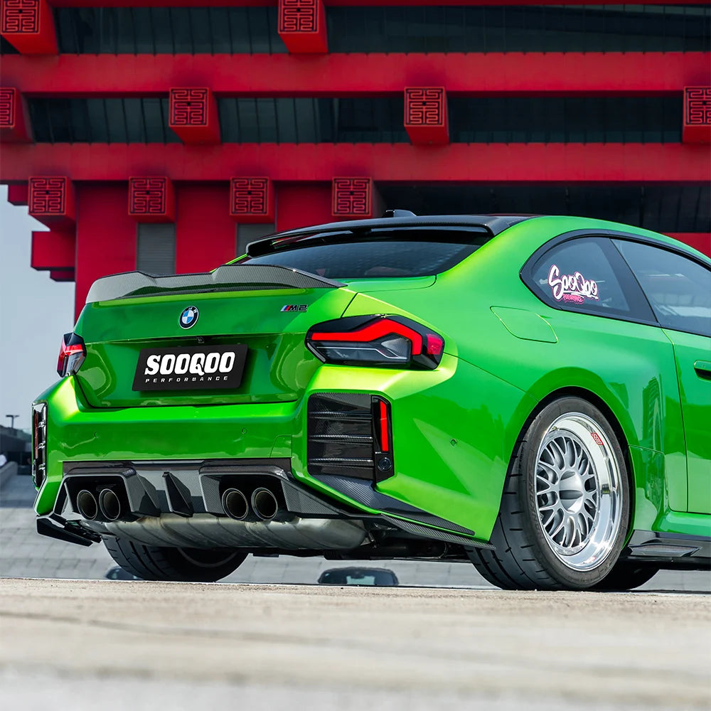 SOOQOO V2 BMW M2 G87 Rear Diffuser In Prepreg Carbon Fiber (T-516B)
