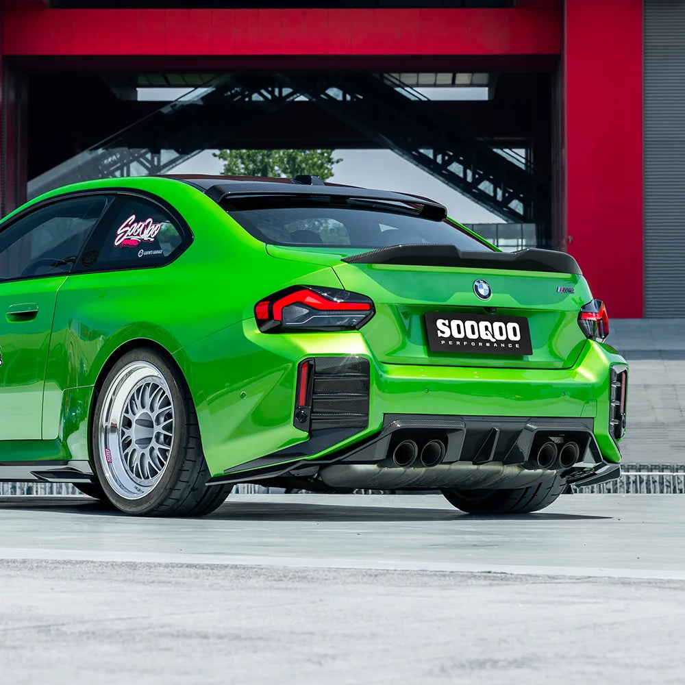 SOOQOO V2 BMW M2 G87 Rear Diffuser In Prepreg Carbon Fiber (T-516B)