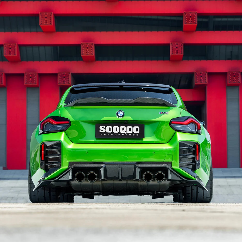 SOOQOO V2 BMW M2 G87 Rear Diffuser In Prepreg Carbon Fiber (T-516B)