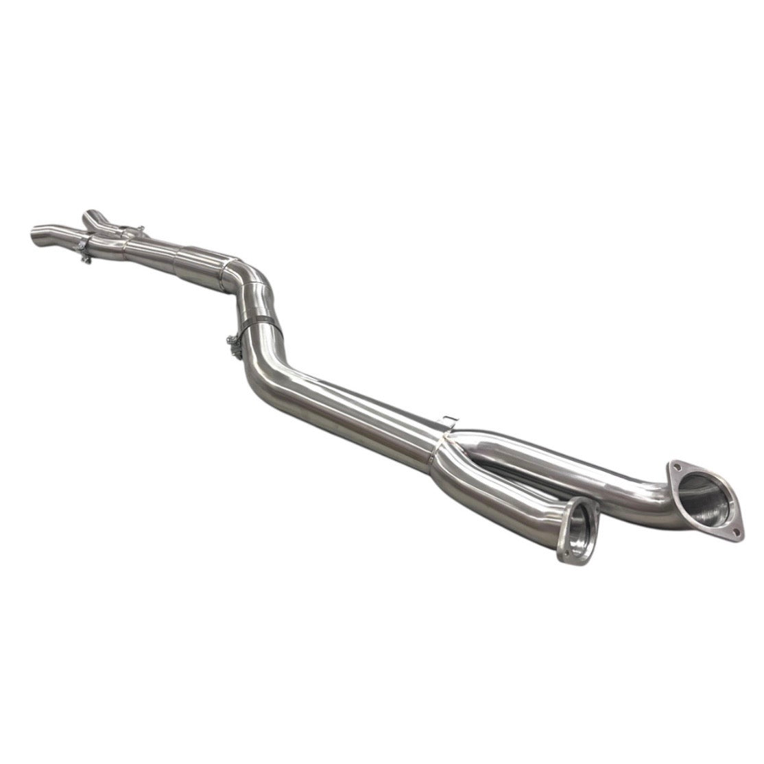 MAD BMW G8x M3 M4 S58 Resonated Single Midpipe (Brace Included)