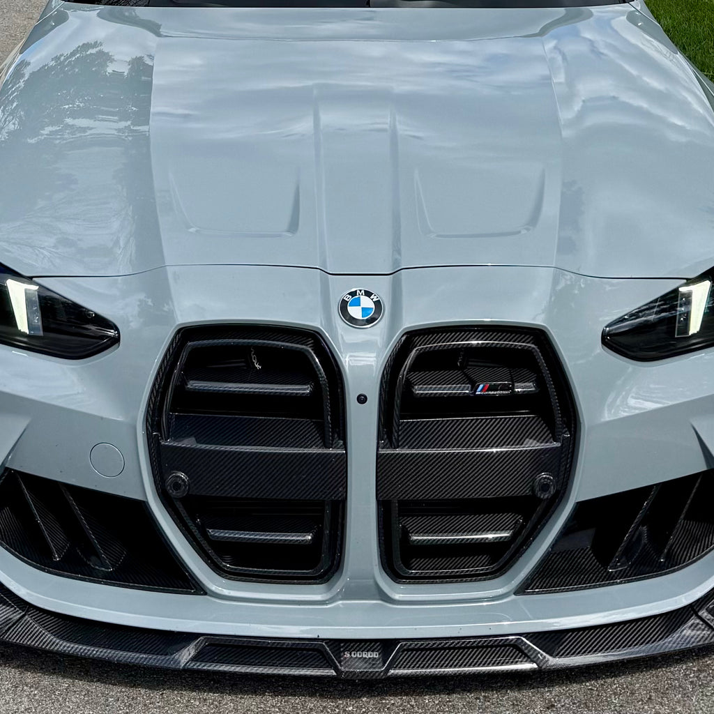 SOOQOO V2 BMW M3 G80 M4 G82 Front Grille In Prepreg Carbon Fiber T-367