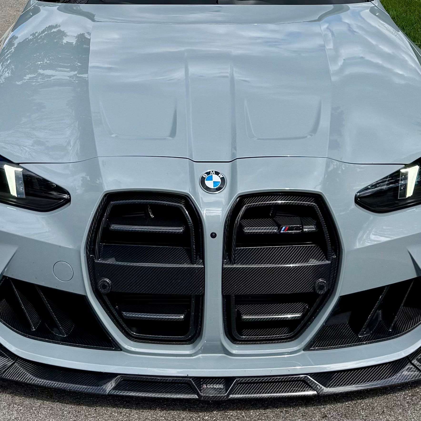 SOOQOO V2 BMW M3 G80 M4 G82 Front Grille In Prepreg Carbon Fiber T-367