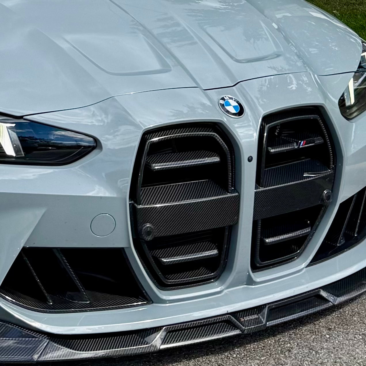 SOOQOO V2 BMW M3 G80 M4 G82 Front Grille In Prepreg Carbon Fiber T-367