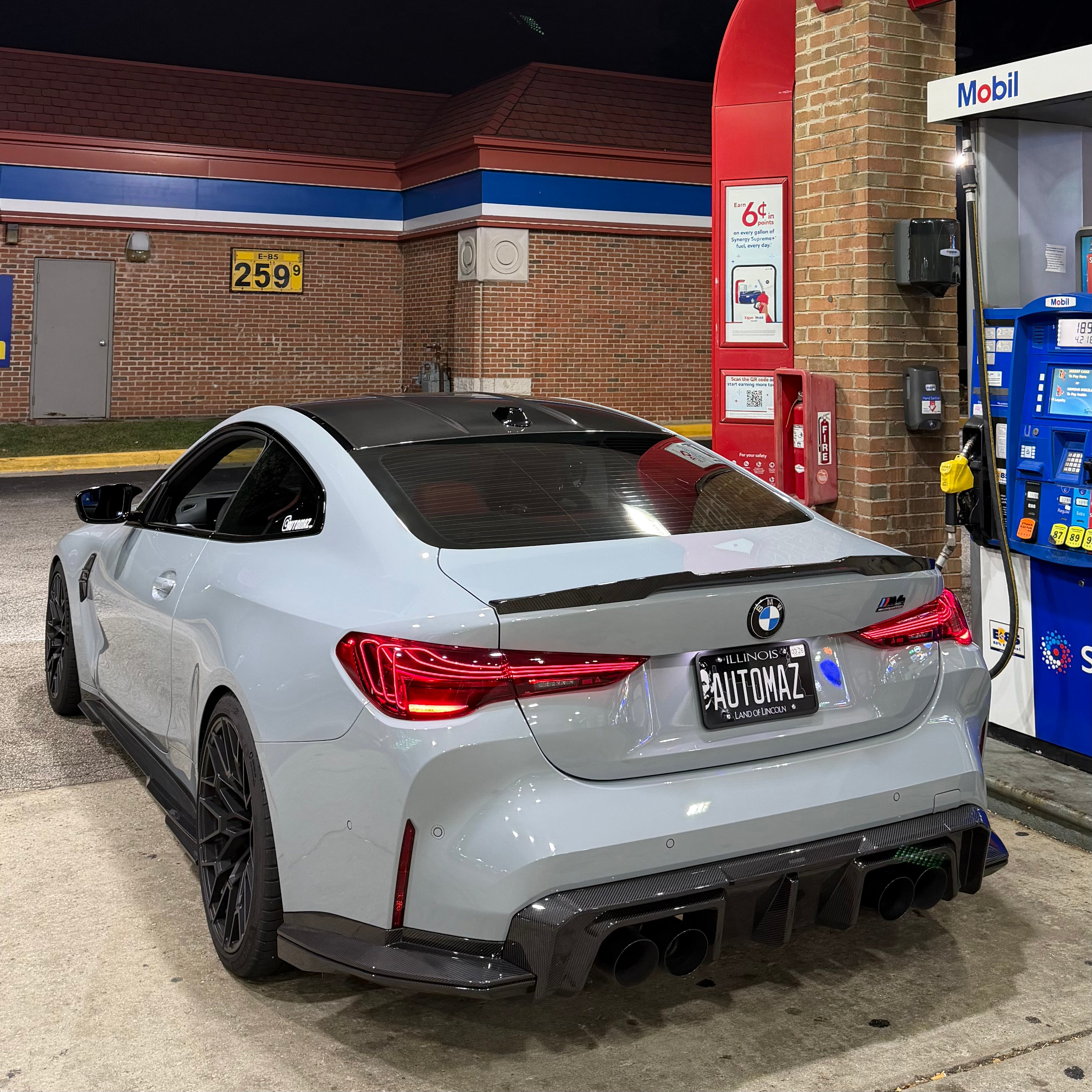 SOOQOO V2 BMW M4 G82 G83 Rear Diffuser In Prepreg Carbon Fiber T-519A & T-518