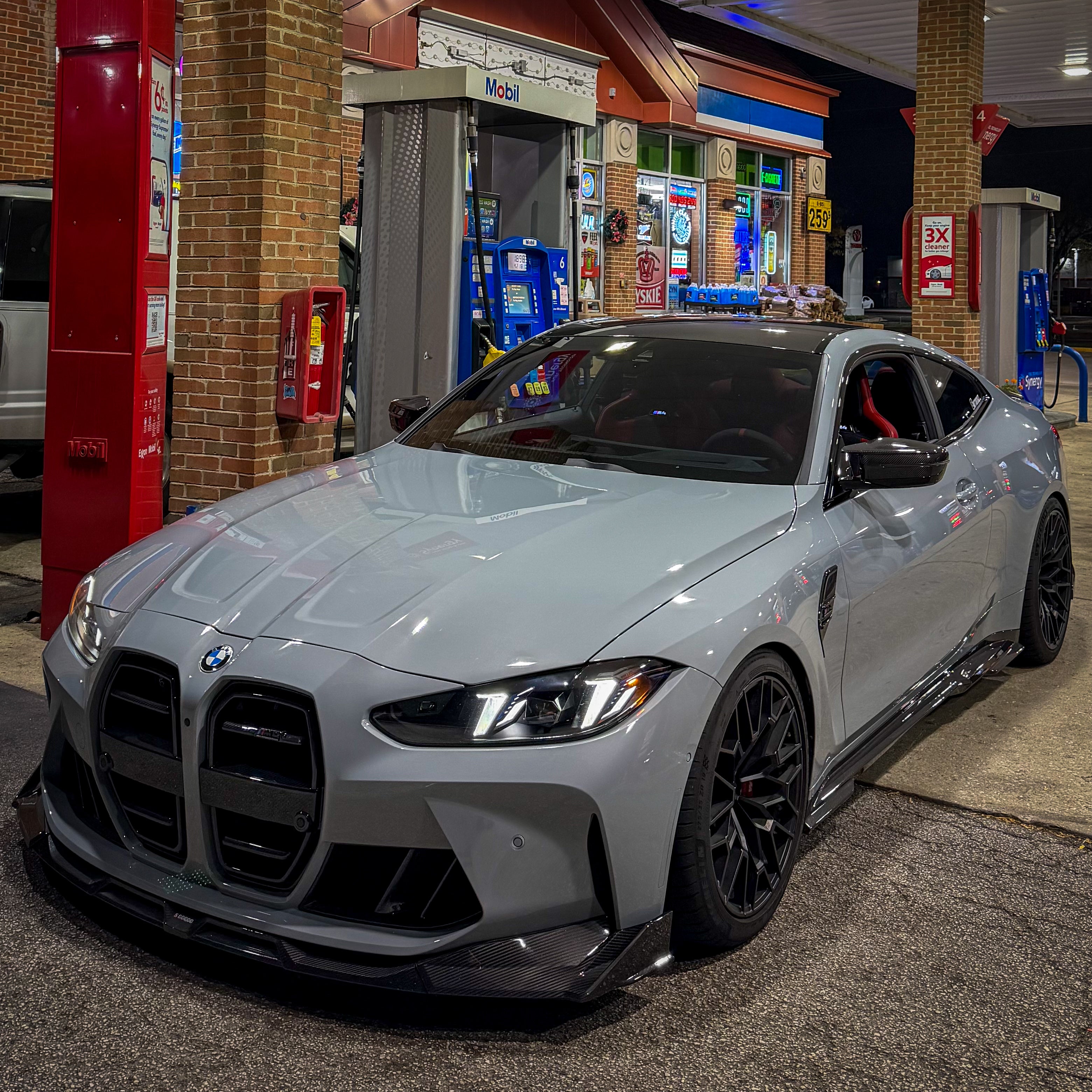 SOOQOO V1 BMW G8x M3 M4 Front Lip In Prepreg Carbon Fiber T-321