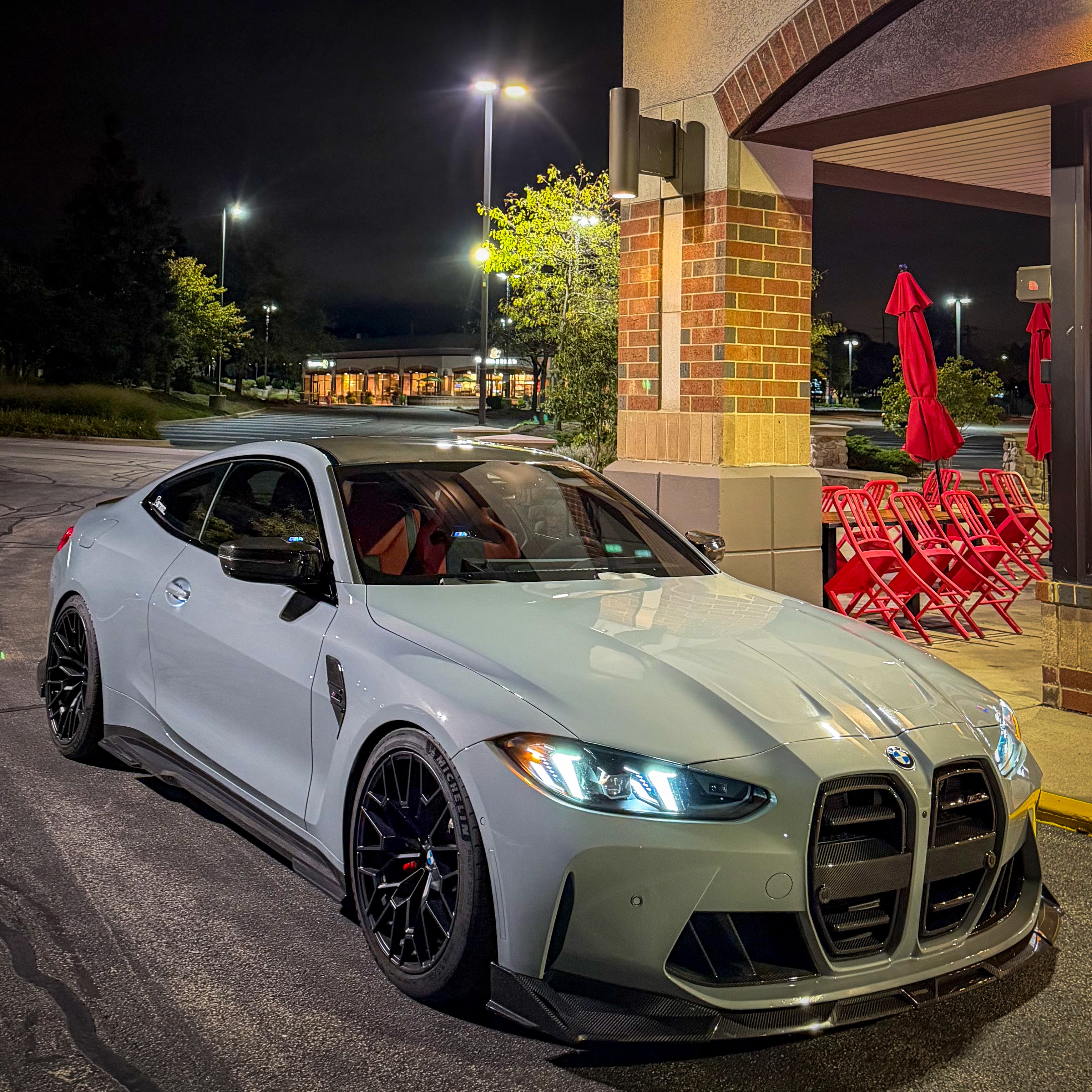 SOOQOO V1 BMW G8x M3 M4 Front Lip In Prepreg Carbon Fiber T-321