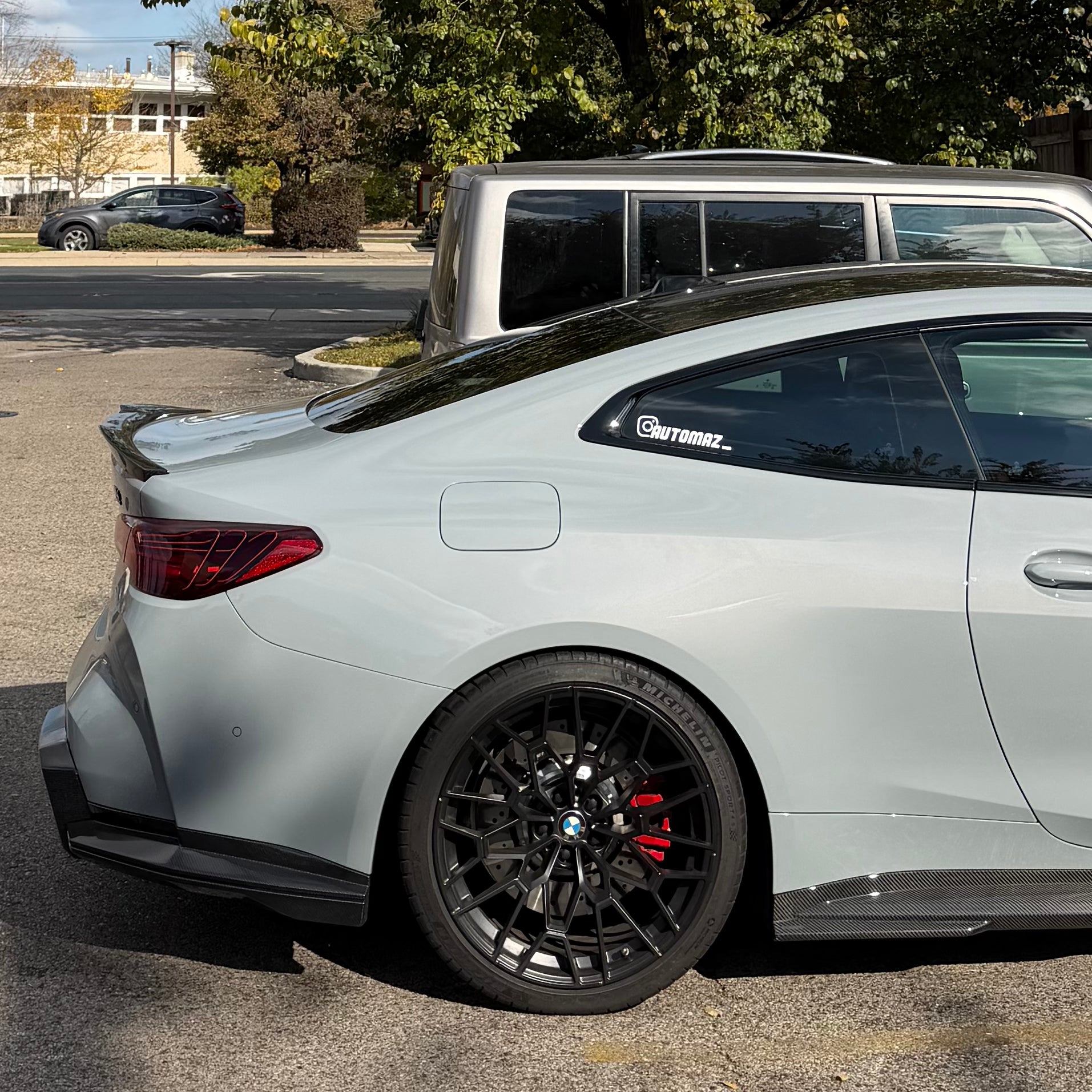 SOOQOO BMW M4 G82 Side Skirt In Prepreg Carbon Fiber T-325