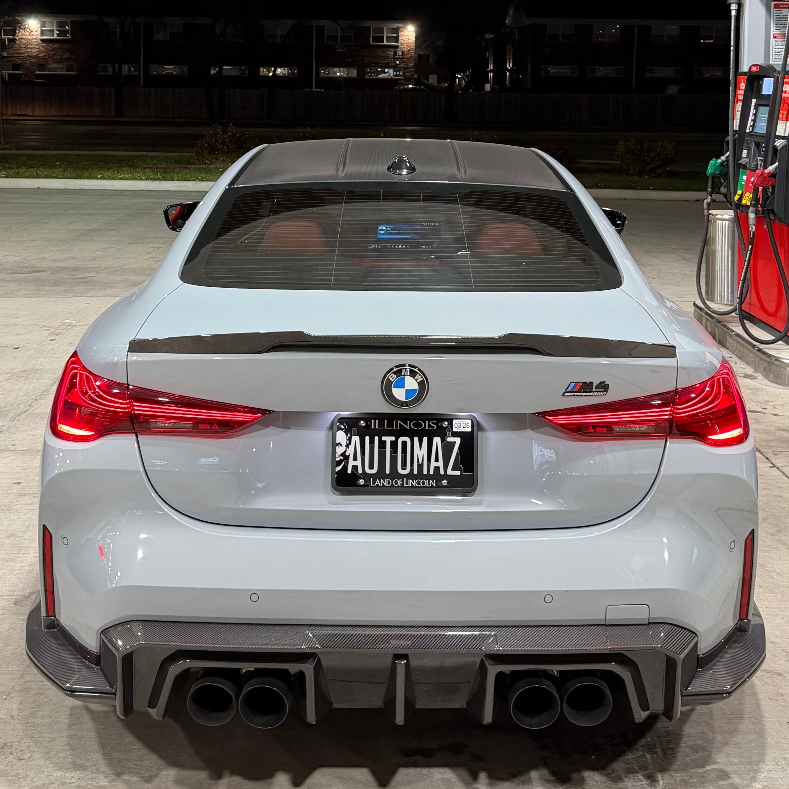SOOQOO V2 BMW M4 G82 G83 Rear Diffuser In Prepreg Carbon Fiber T-519A & T-518