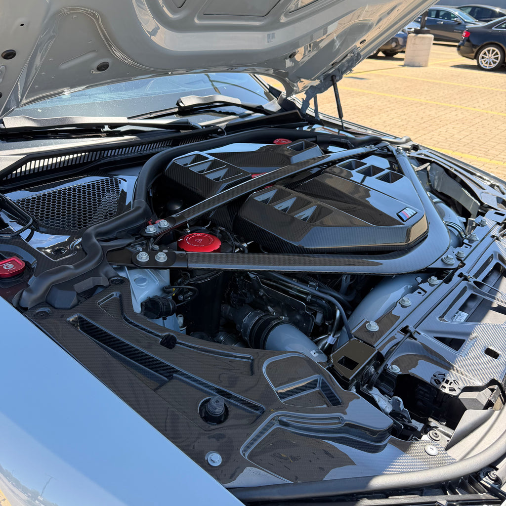 G8X Dry Carbon Fiber Headlight Covers