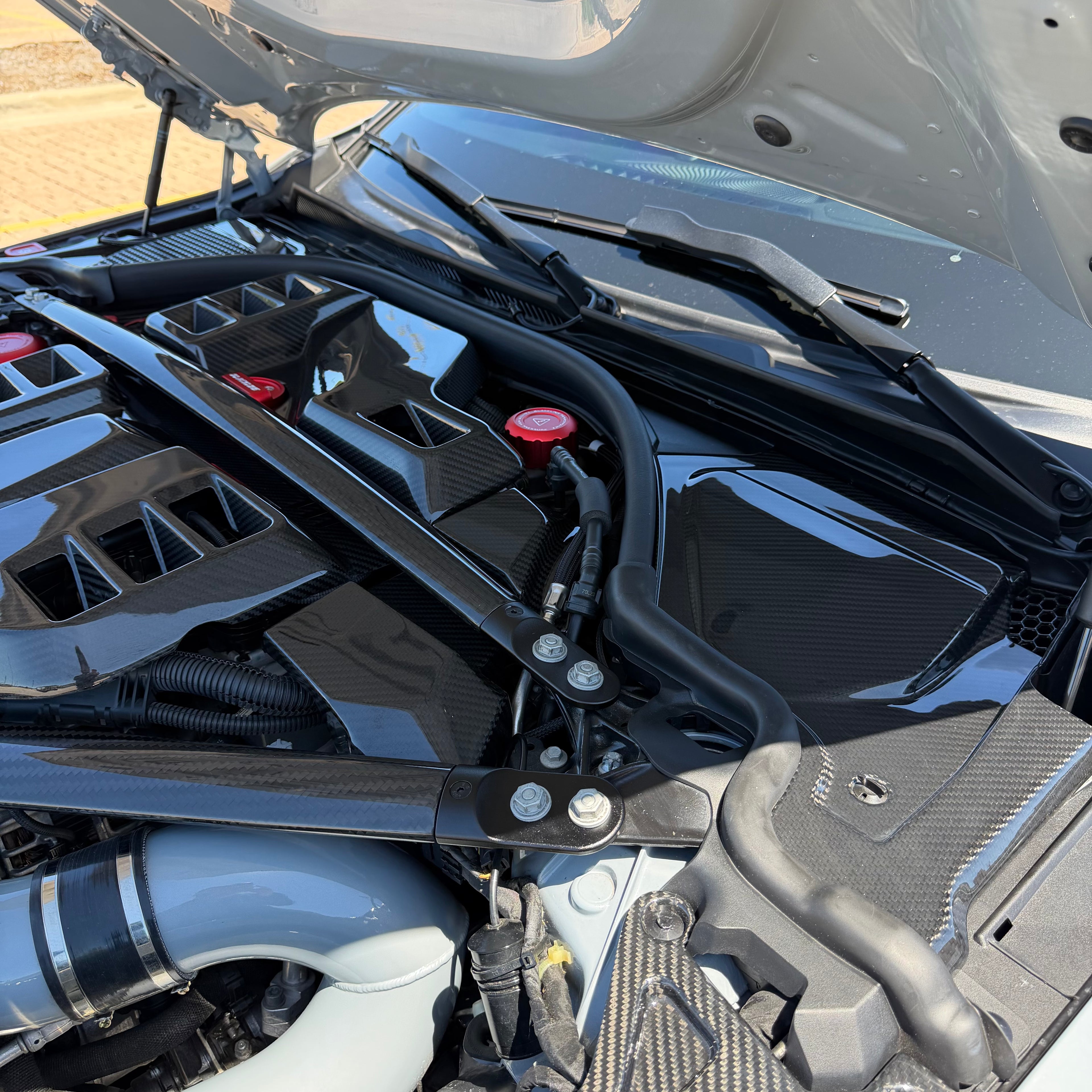 G8X Dry Carbon Fiber Rear Air Vent Covers (Rear Cowls)