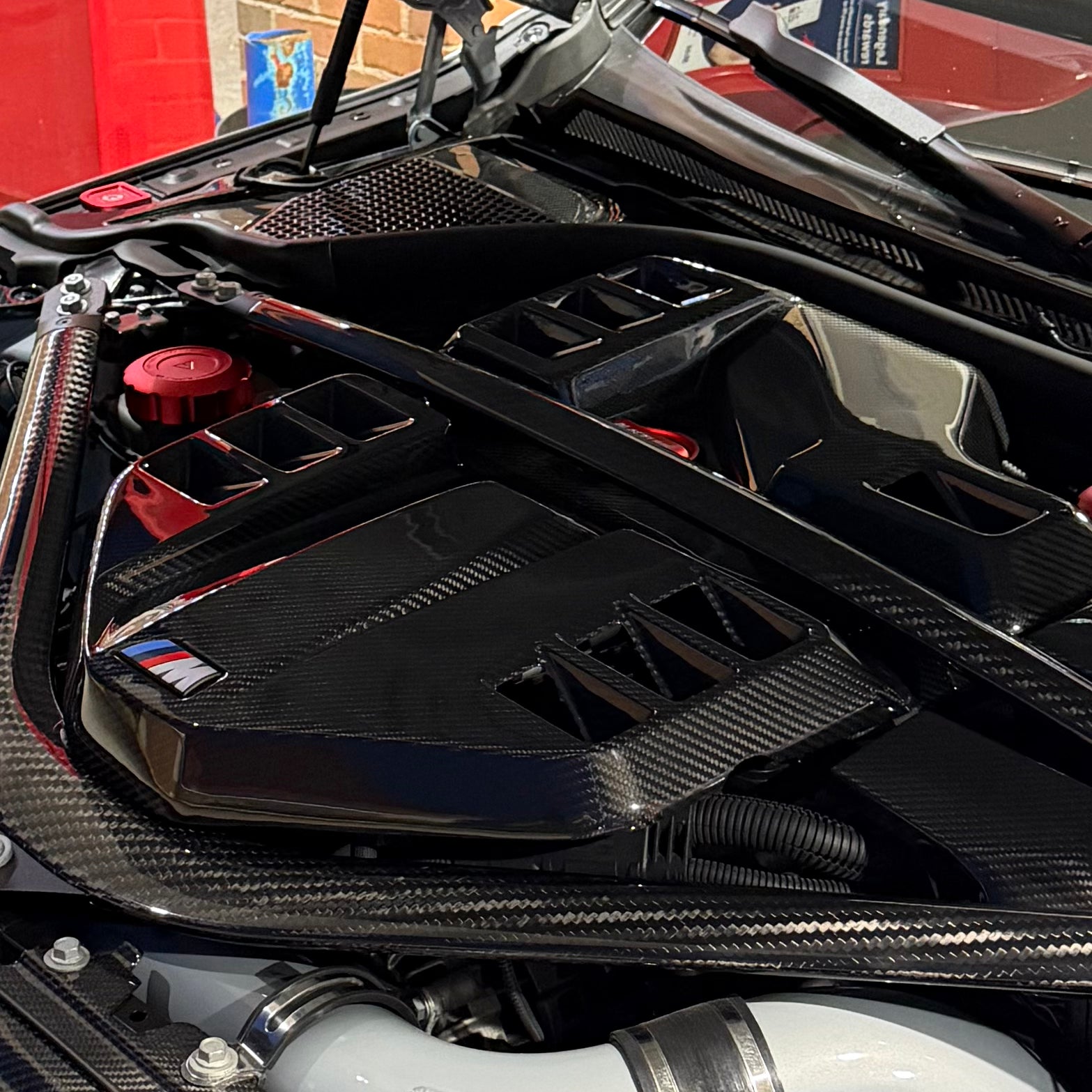 G8X Dry Carbon Fiber Full Size Engine Cover