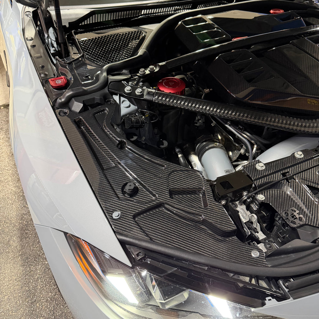 G8X Dry Carbon Fiber Headlight Covers