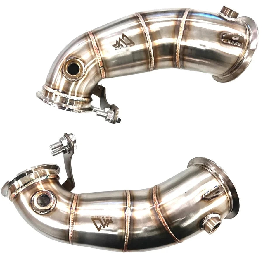 MAD F9X S63R Fatboy Primary Downpipes – BMW M5 / M8 (F90/F92)