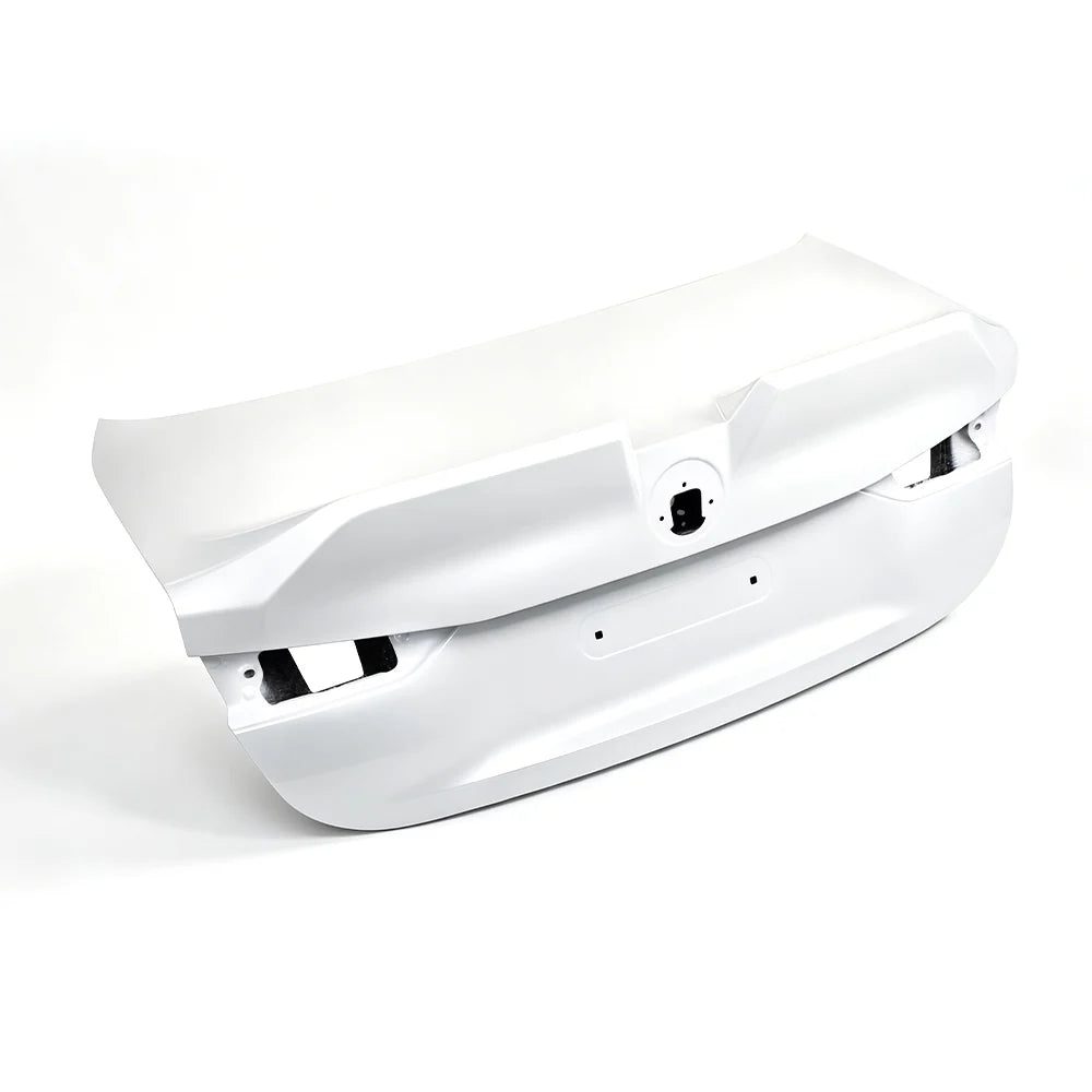 SOOQOO BMW M3 G80 REAR TRUNK LID IN PRIMER FINISH CARBON