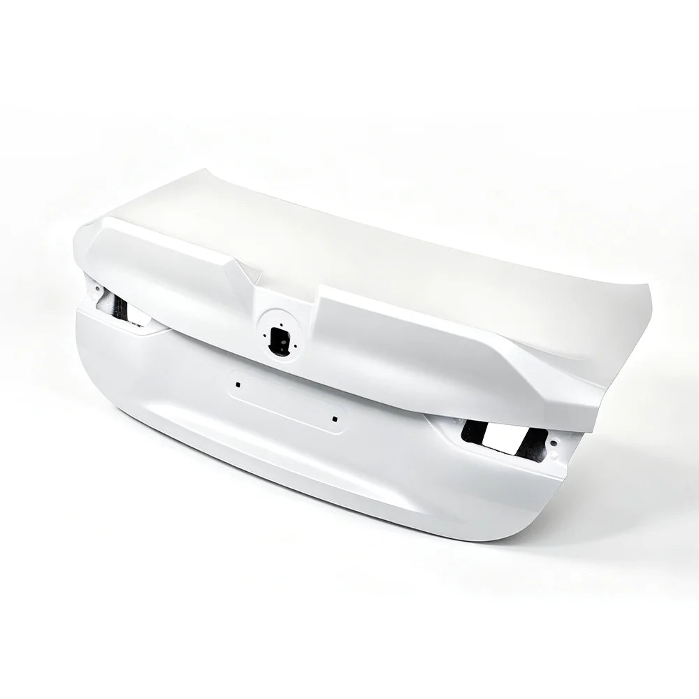 SOOQOO BMW M4 G82 REAR TRUNK LID IN PRIMER FINISH CARBON