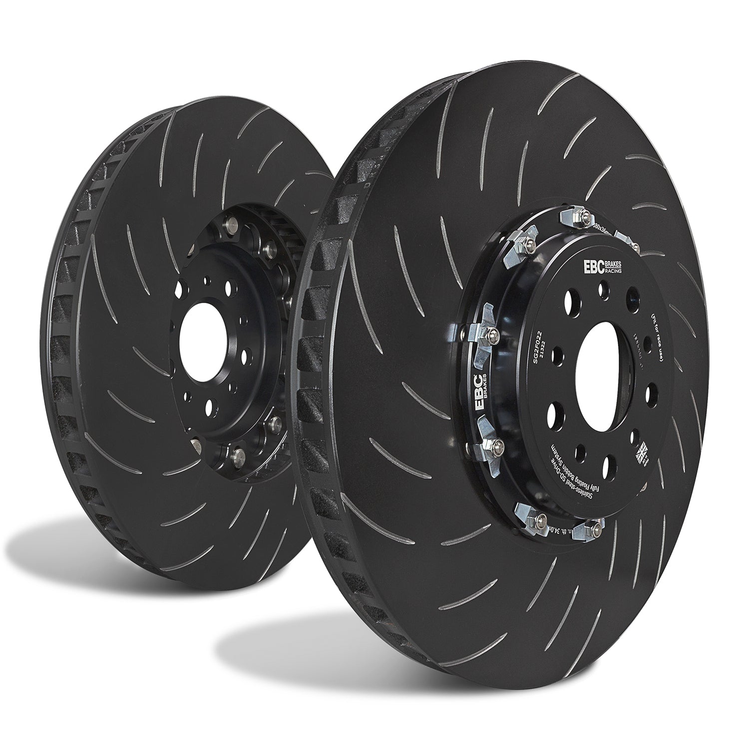 EBC G8X SG2F022 FRONT Racing 2-Piece Rotors – BMW M3 / M4 (G80/G82) + M2 (G87)