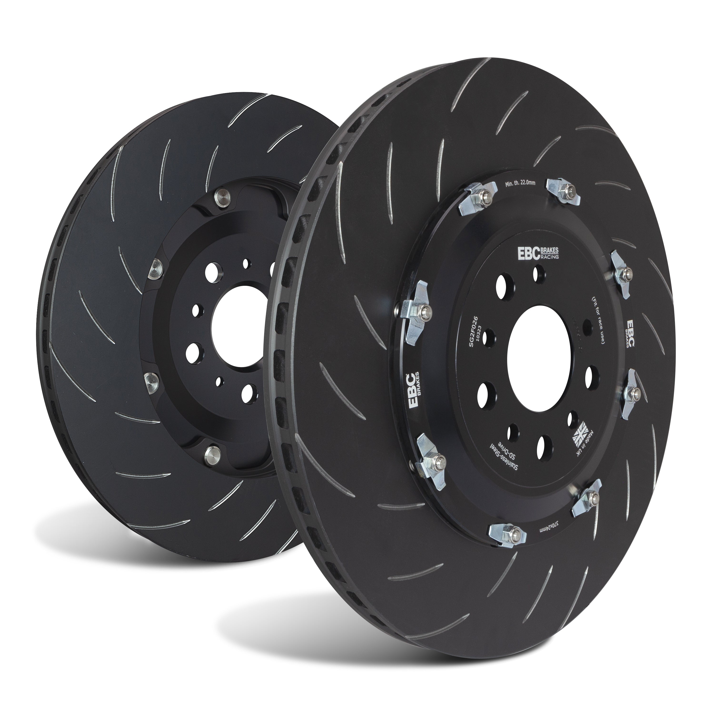 EBC G8X SG2F026 REAR Racing 2-Piece Rotors – BMW M3 / M4 (G80/G82) + M2 (G87)