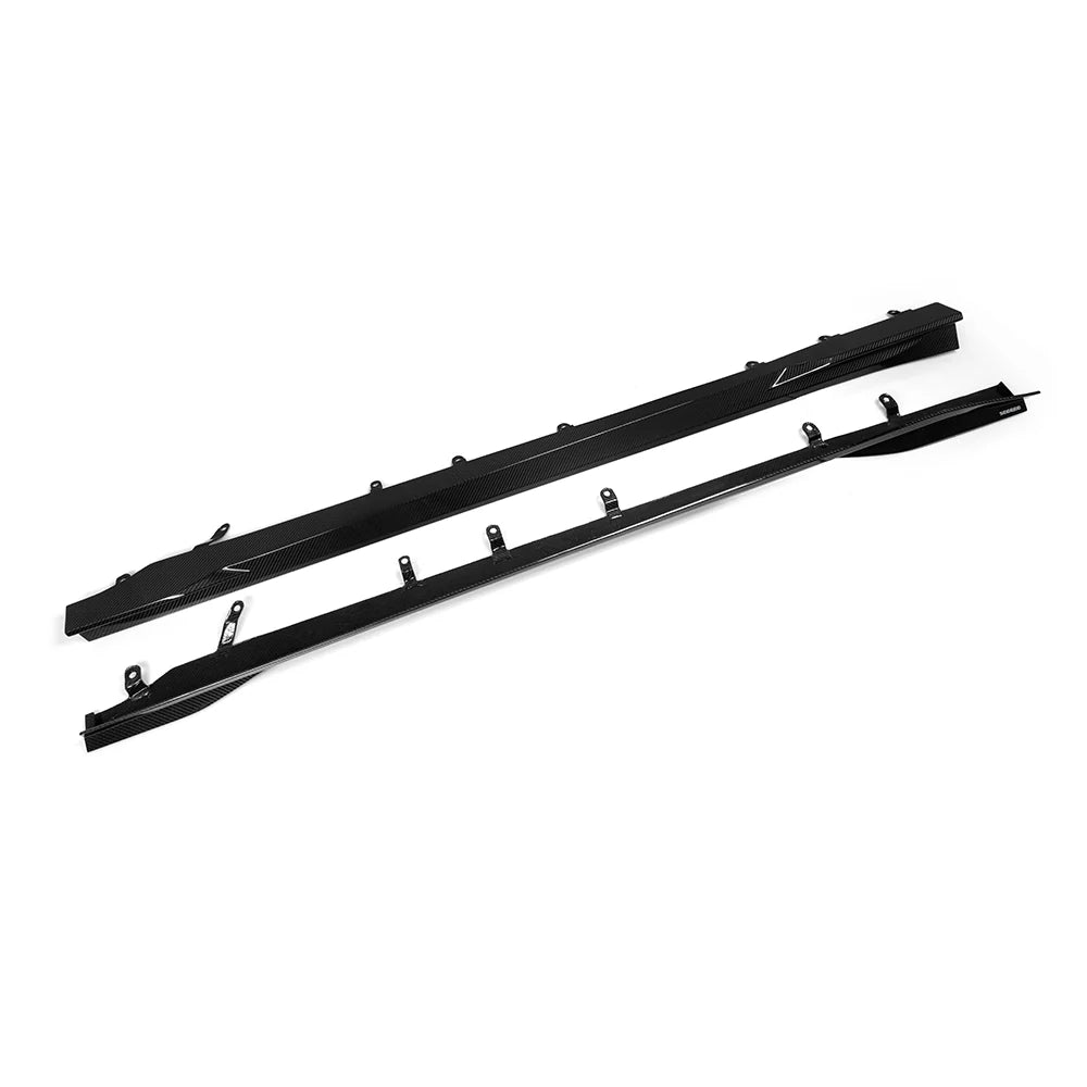 SOOQOO BMW M2 G87 Side Skirt In Prepreg Carbon Fiber T-335