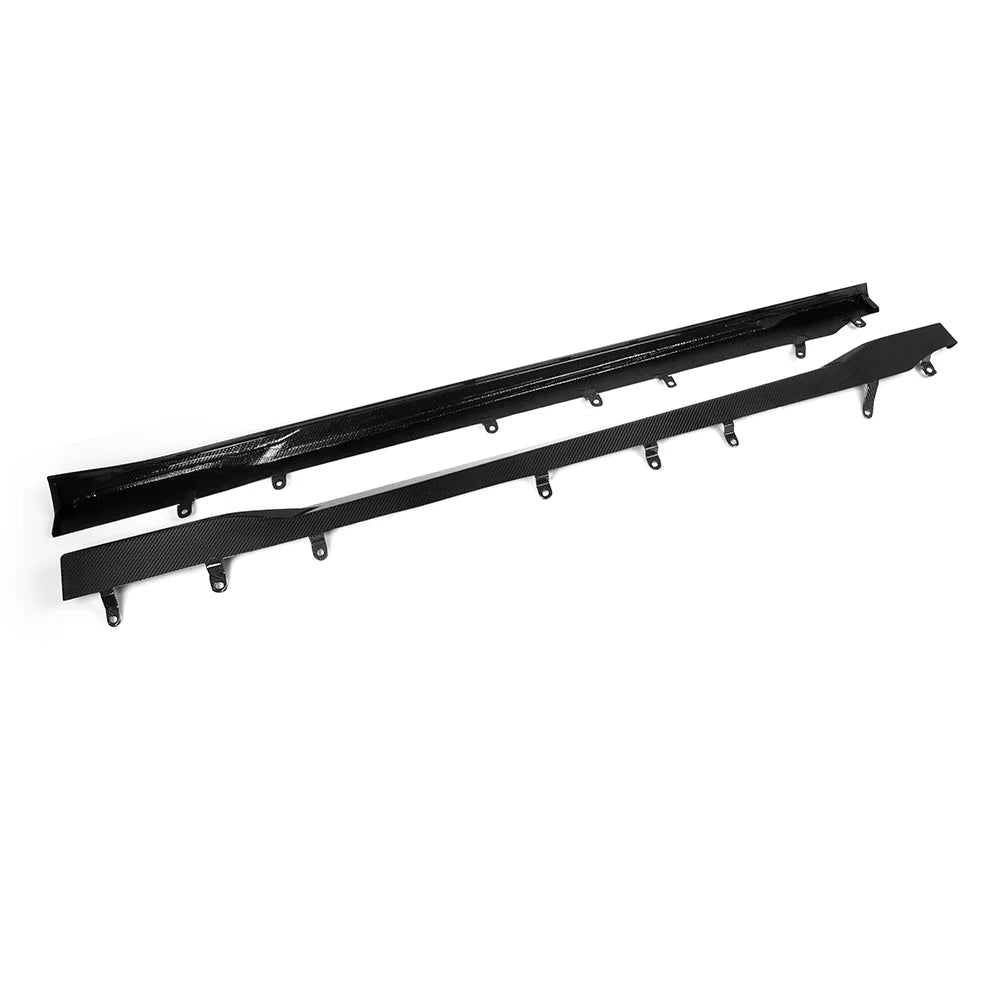 SOOQOO BMW M2 G87 Side Skirt In Prepreg Carbon Fiber T-335
