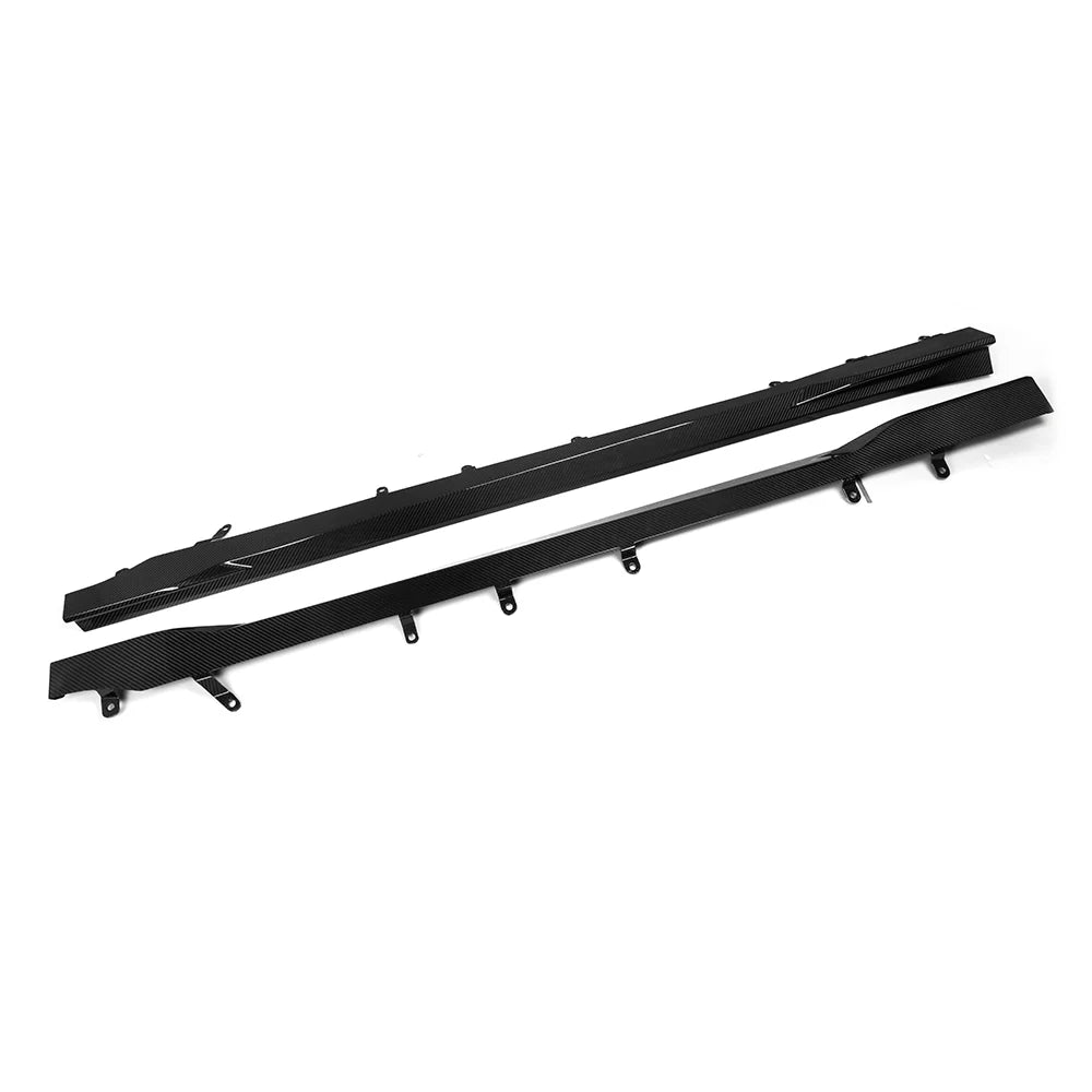 SOOQOO BMW M2 G87 Side Skirt In Prepreg Carbon Fiber T-335