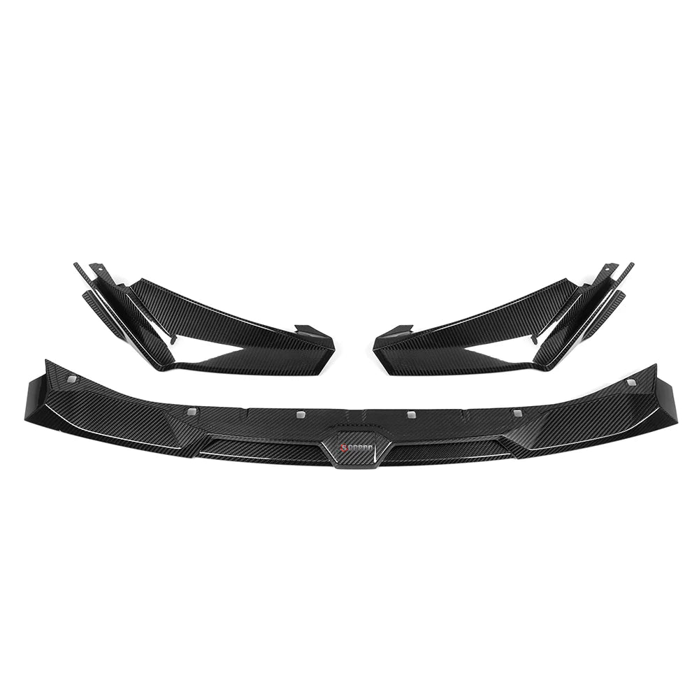 SOOQOO V1 BMW G8x M3 M4 Front Lip In Prepreg Carbon Fiber T-321