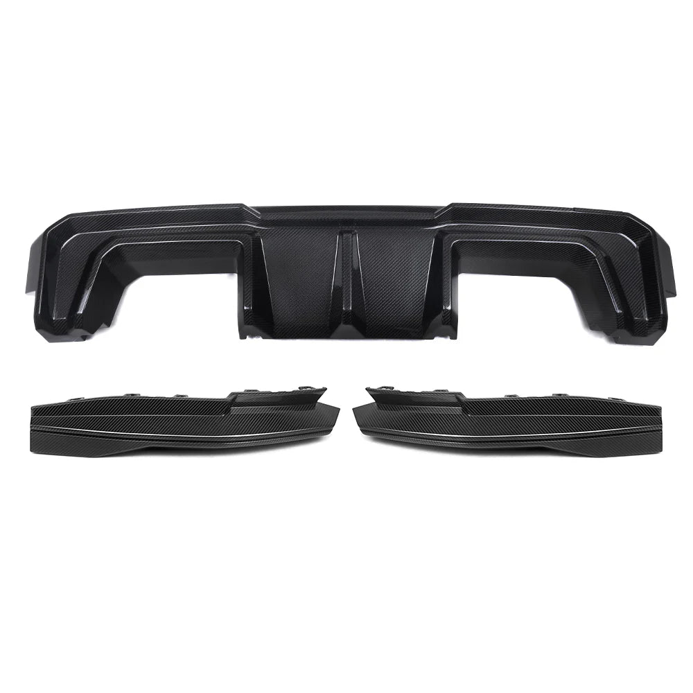 SOOQOO V2 BMW M4 G82 G83 Rear Diffuser In Prepreg Carbon Fiber T-519A & T-518
