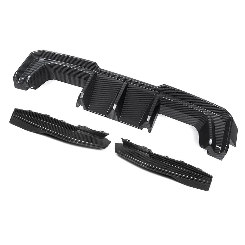 SOOQOO V2 BMW M4 G82 G83 Rear Diffuser In Prepreg Carbon Fiber T-519A & T-518