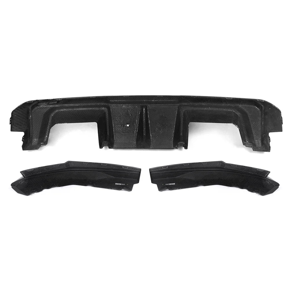 SOOQOO V2 BMW M4 G82 G83 Rear Diffuser In Prepreg Carbon Fiber T-519A & T-518