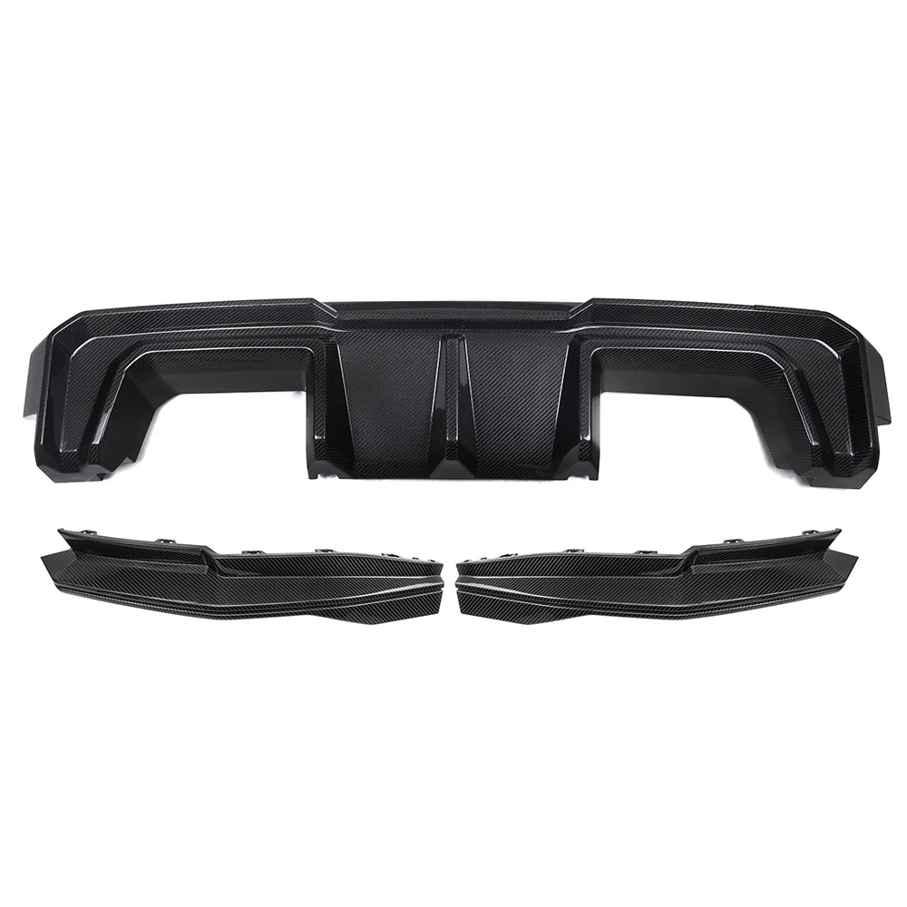 SOOQOO V2 BMW M3 G80 G81 Rear Diffuser In Prepreg Carbon Fiber T-519A & T-517