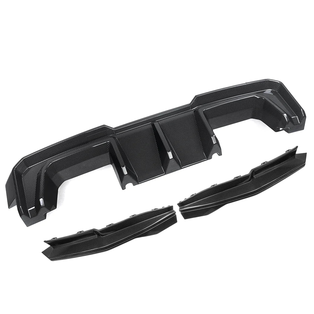 SOOQOO V2 BMW M3 G80 G81 Rear Diffuser In Prepreg Carbon Fiber T-519A & T-517