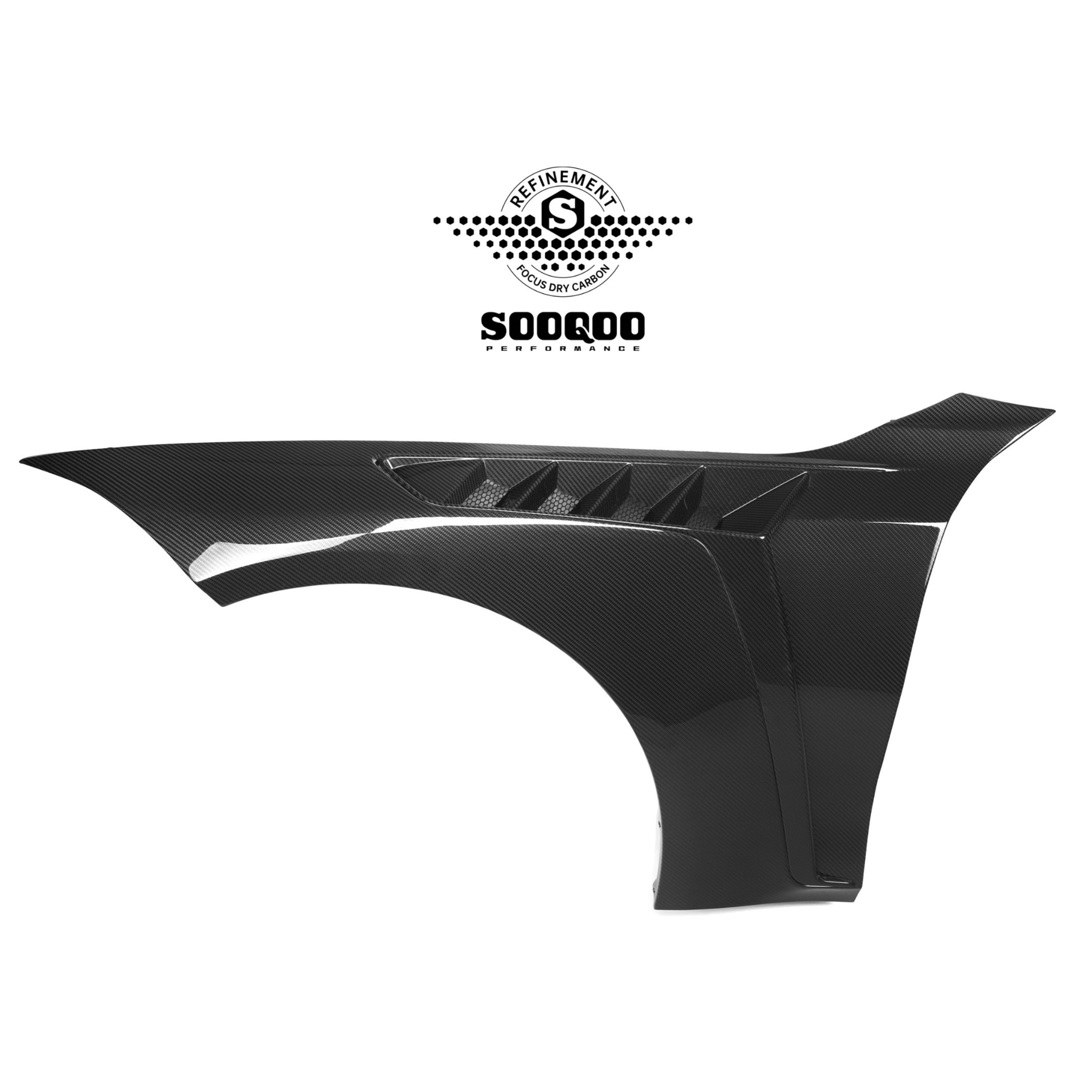 SOOQOO BMW M3 G80 Side Fenders In Prepreg Carbon Fiber