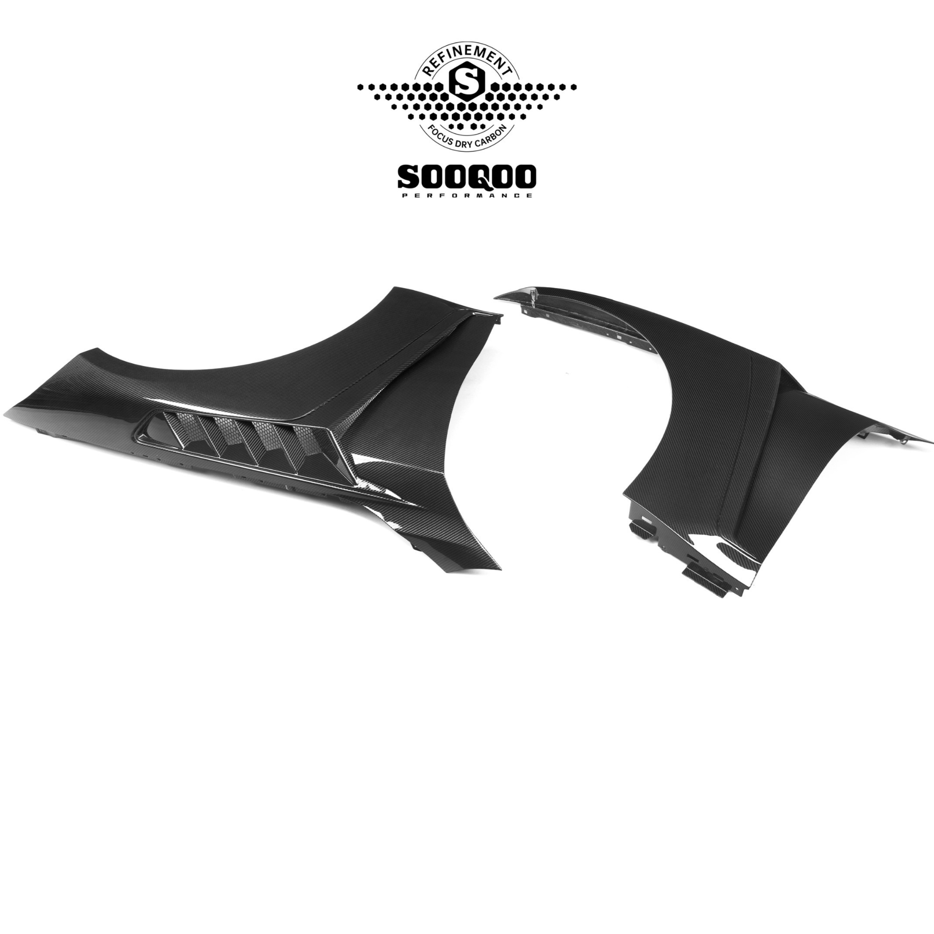 SOOQOO BMW M4 G82 Side Fenders In Prepreg Carbon Fiber