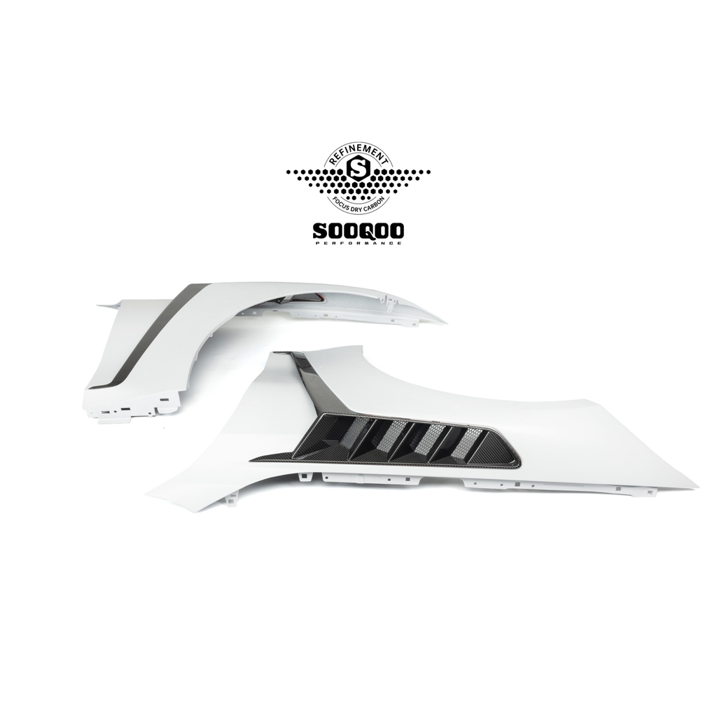 SOOQOO BMW M3 G80 Side Fenders In Prepreg Carbon Fiber
