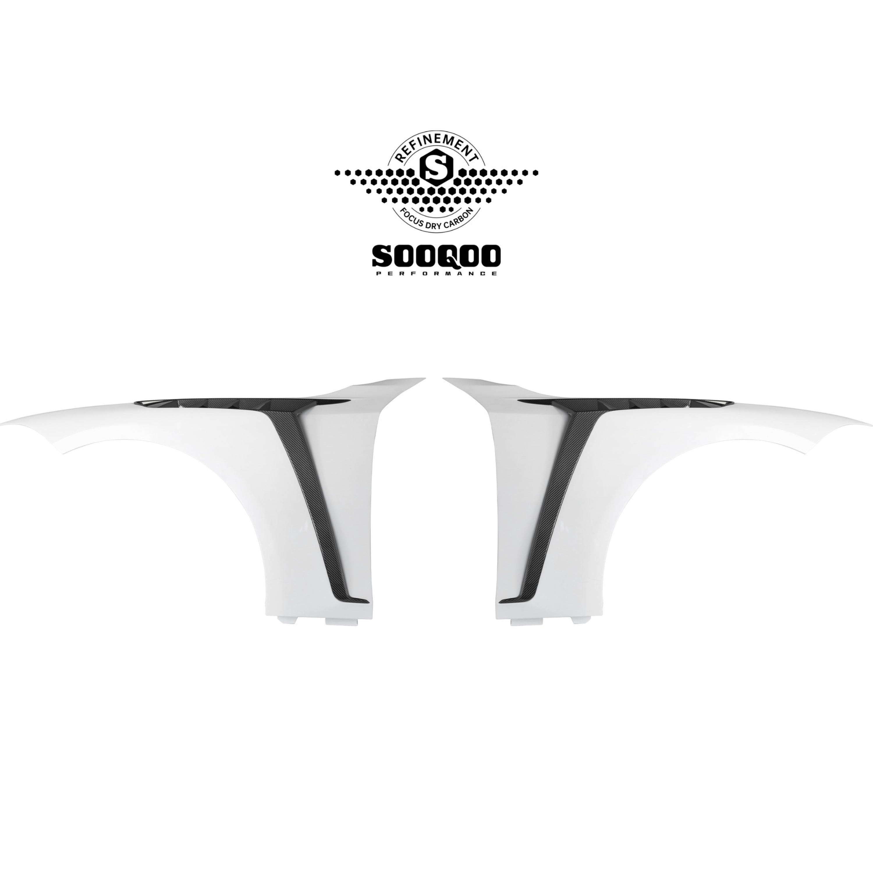 SOOQOO BMW M3 G80 Side Fenders In Prepreg Carbon Fiber