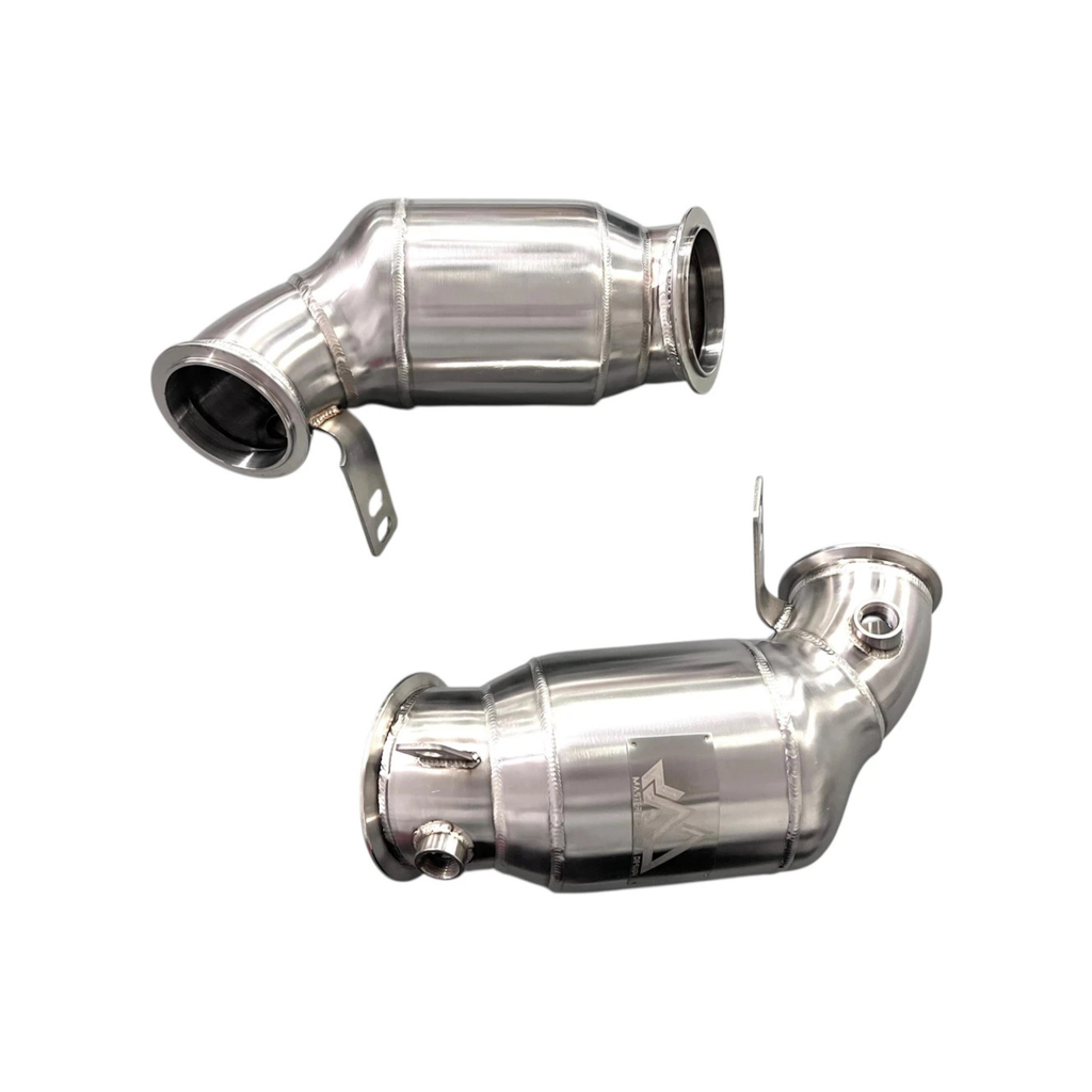 MAD F9X S63R 300 CEL Catted Primary Downpipes (No CEL Guarantee) – BMW M5 / M8 (F90/F92)